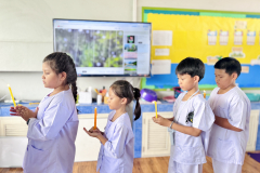 กิจกรรมฐานการเรียนรู้วันอาสาฬหบูชาและวันเข้าพรรษา